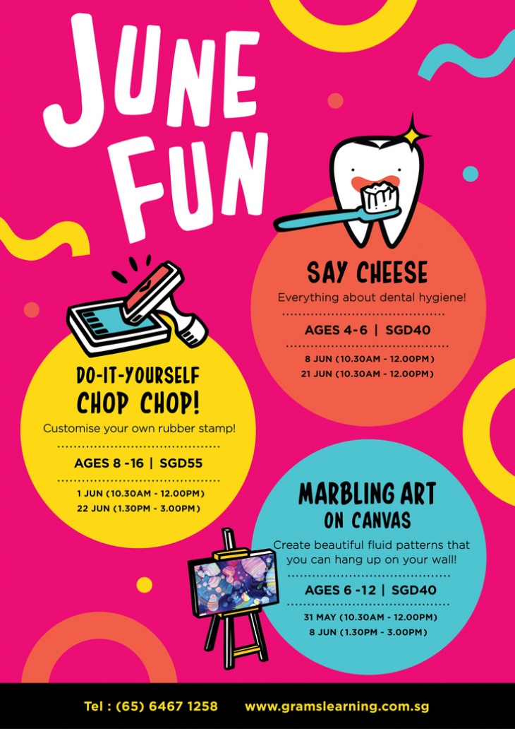 June Holiday Workshops June Holiday Workshops