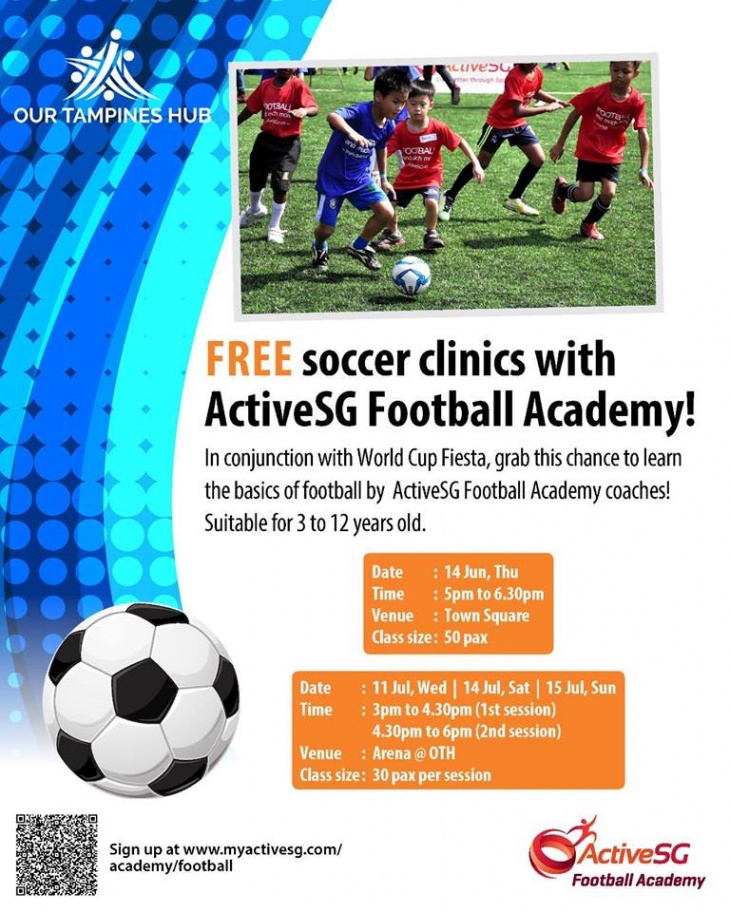 Soccer Clinics with ActiveSG Football Academy Soccer Clinics with ActiveSG Football Academy