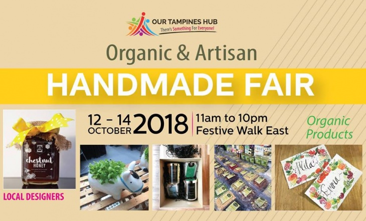 Organic & Artisan Handmade Fair at Our Tampines Hub Organic & Artisan Handmade Fair at Our Tampines Hub