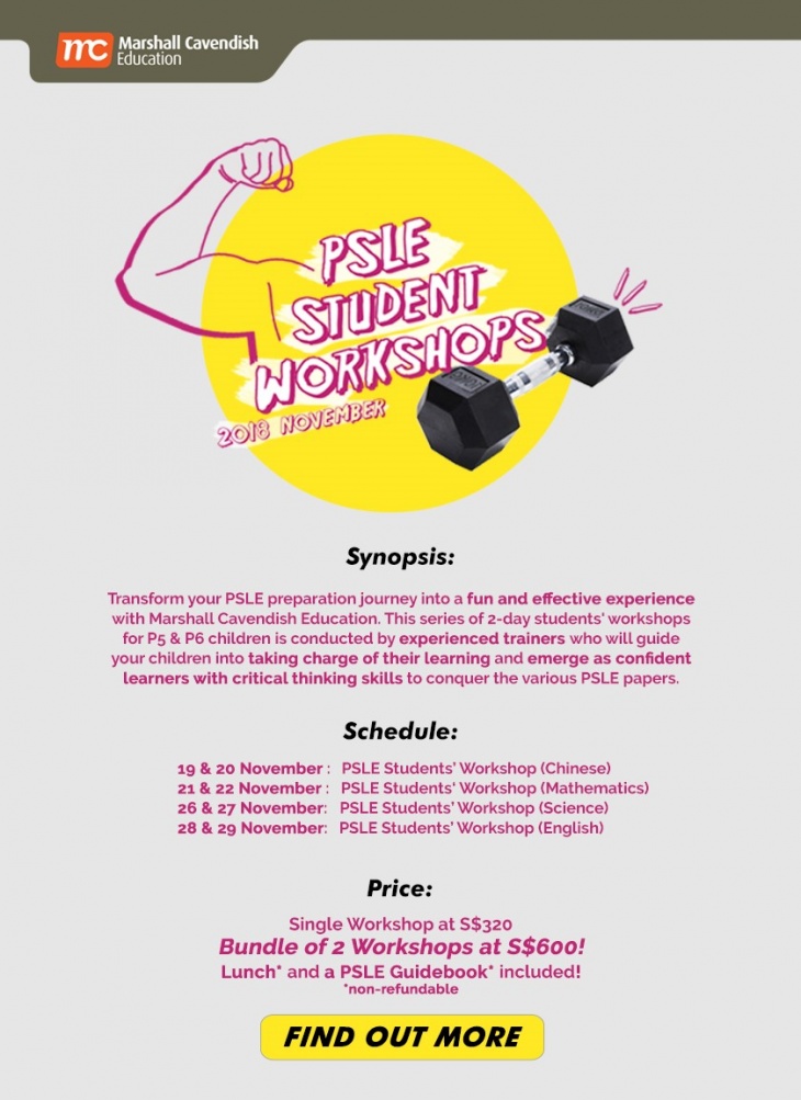 Marshall Cavendish Education PSLE Workshops Marshall Cavendish Education PSLE Workshops