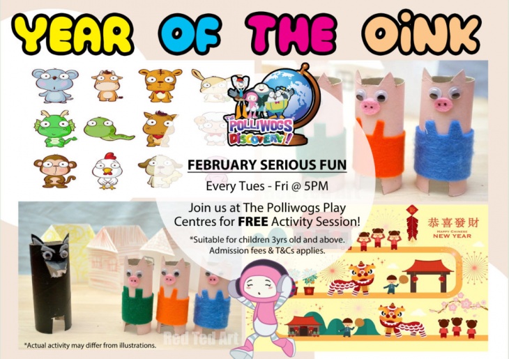 February 2019 Serious Fun Discovery - CNY Crafts at The Polliwogs@VivoCity February 2019 Serious Fun Discovery - CNY Crafts at The Polliwogs@VivoCity
